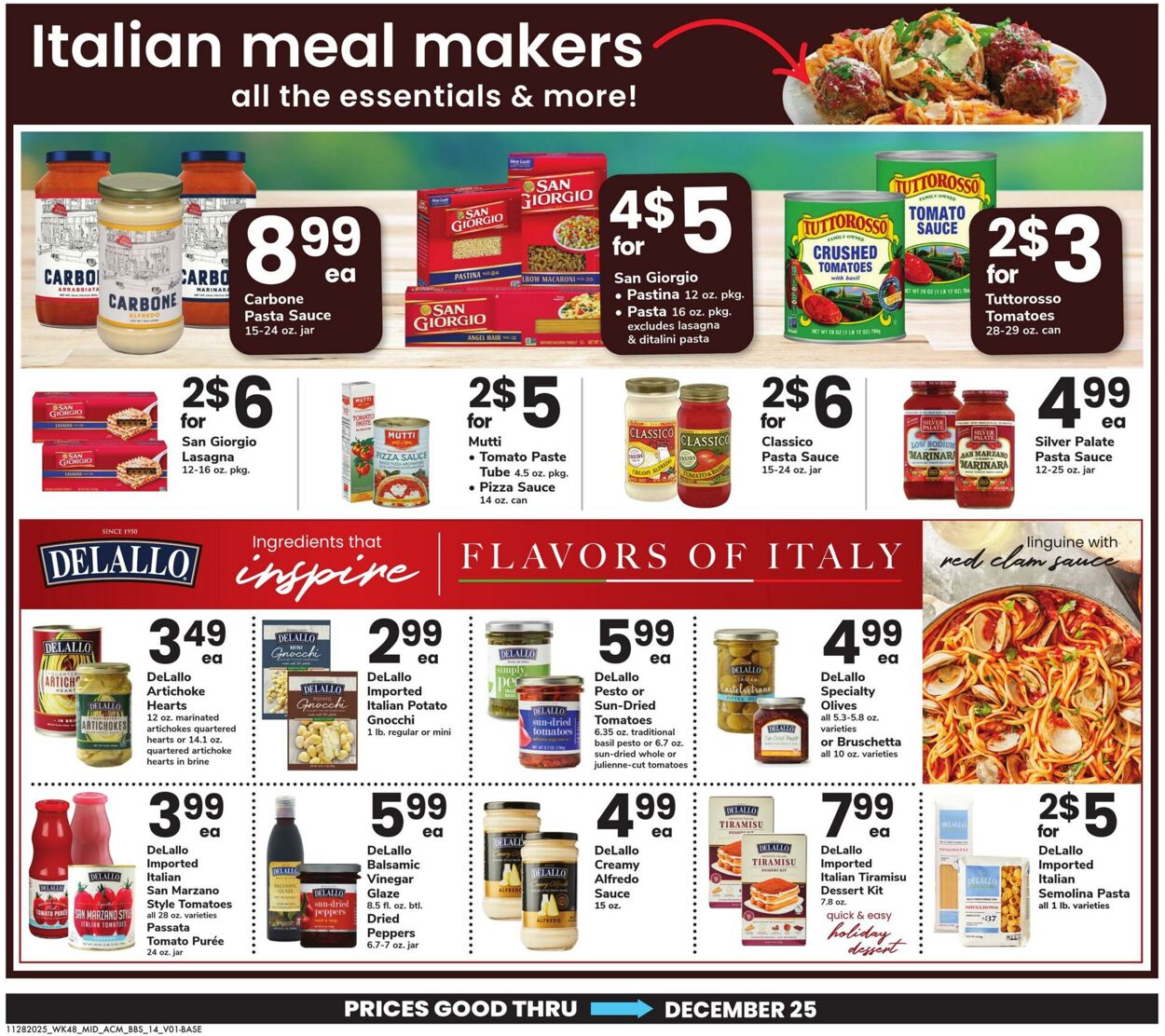 Weekly ad Acme 11/28/2025 - 12/25/2025