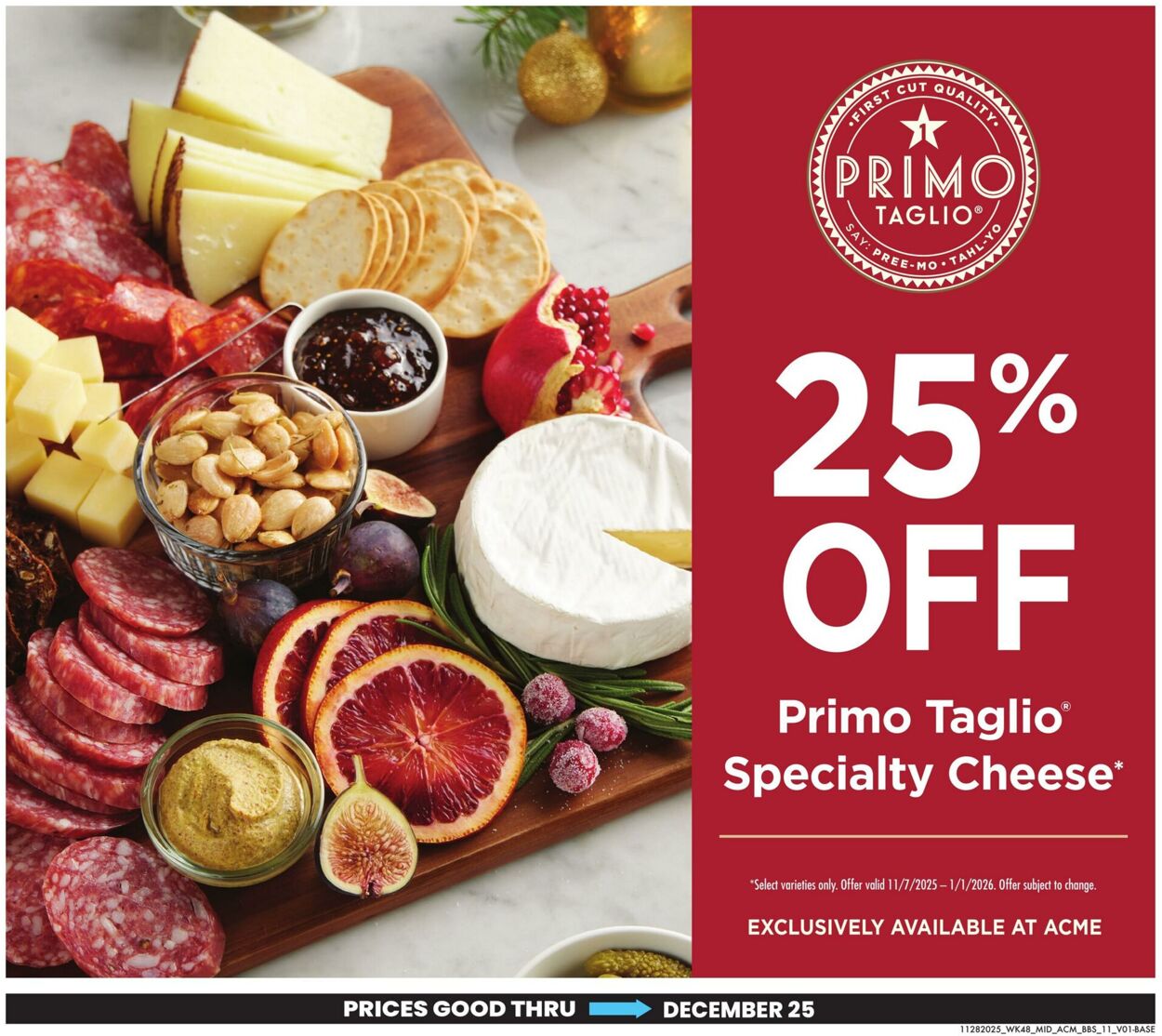 Weekly ad Acme 11/28/2025 - 12/25/2025
