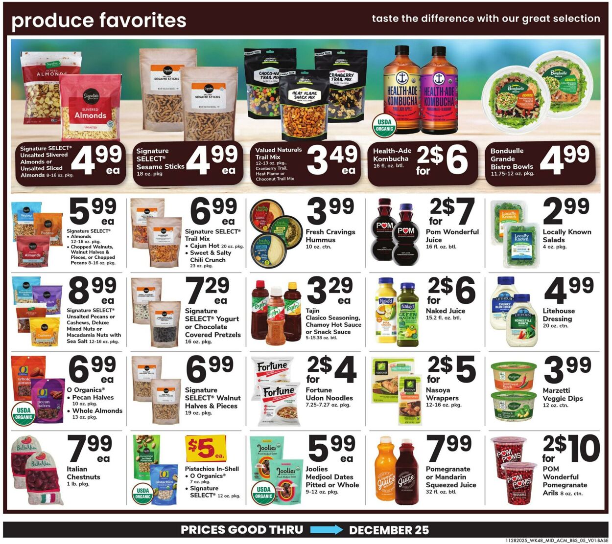 Weekly ad Acme 11/28/2025 - 12/25/2025