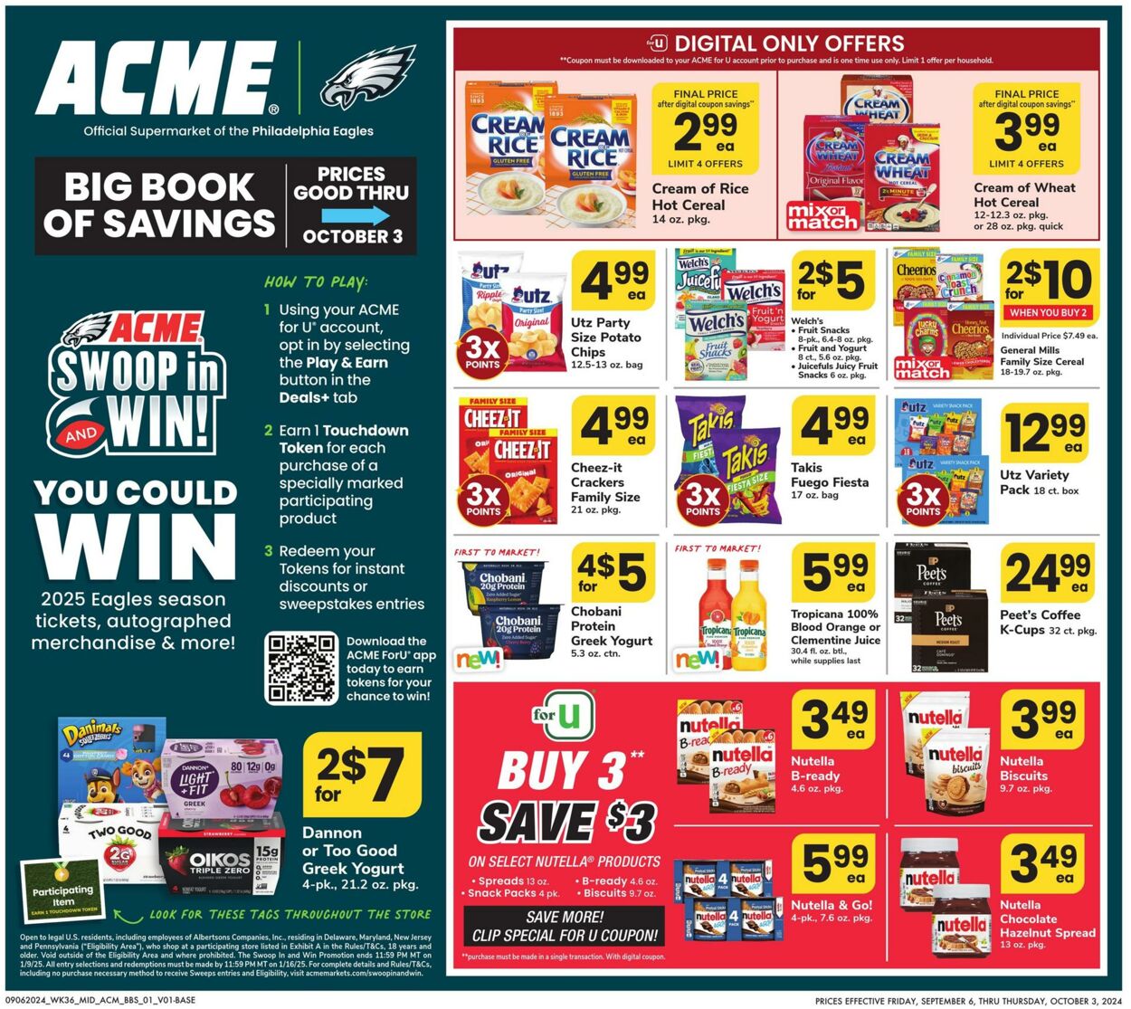 Weekly ad Acme 09/06/2024 - 10/03/2024