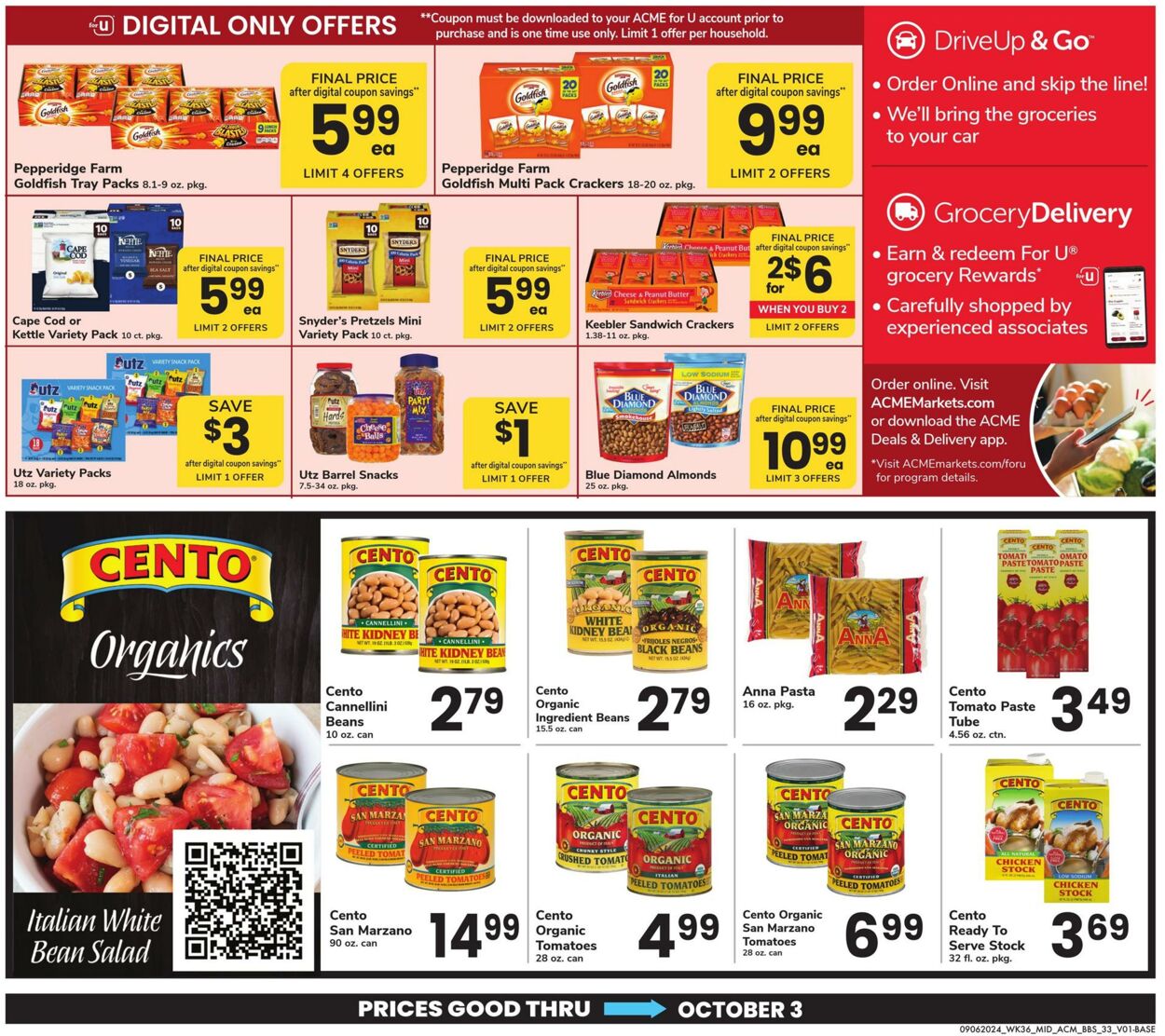 Weekly ad Acme 09/06/2024 - 10/03/2024