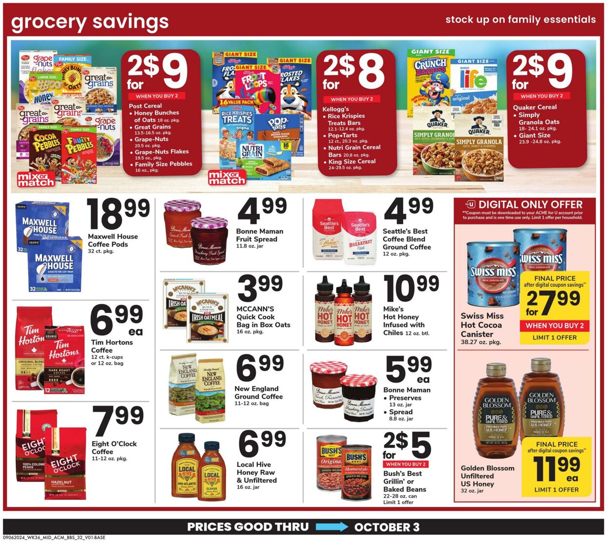 Weekly ad Acme 09/06/2024 - 10/03/2024