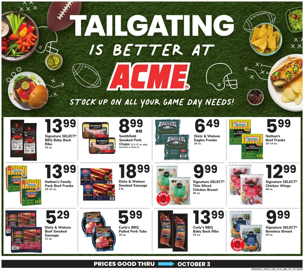 Weekly ad Acme 09/06/2024 - 10/03/2024