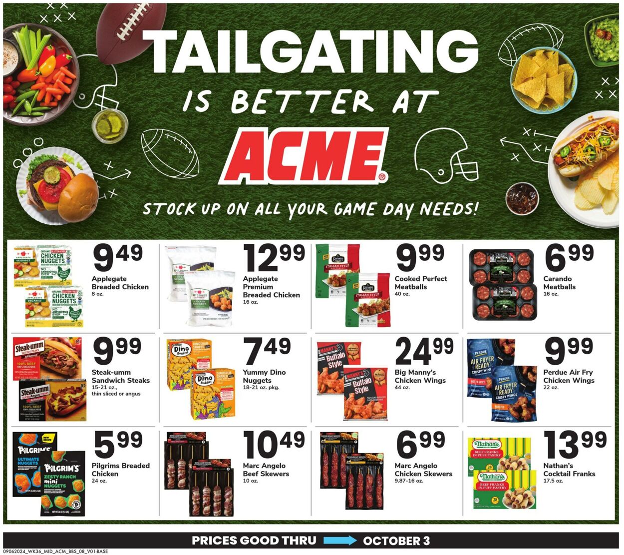 Weekly ad Acme 09/06/2024 - 10/03/2024