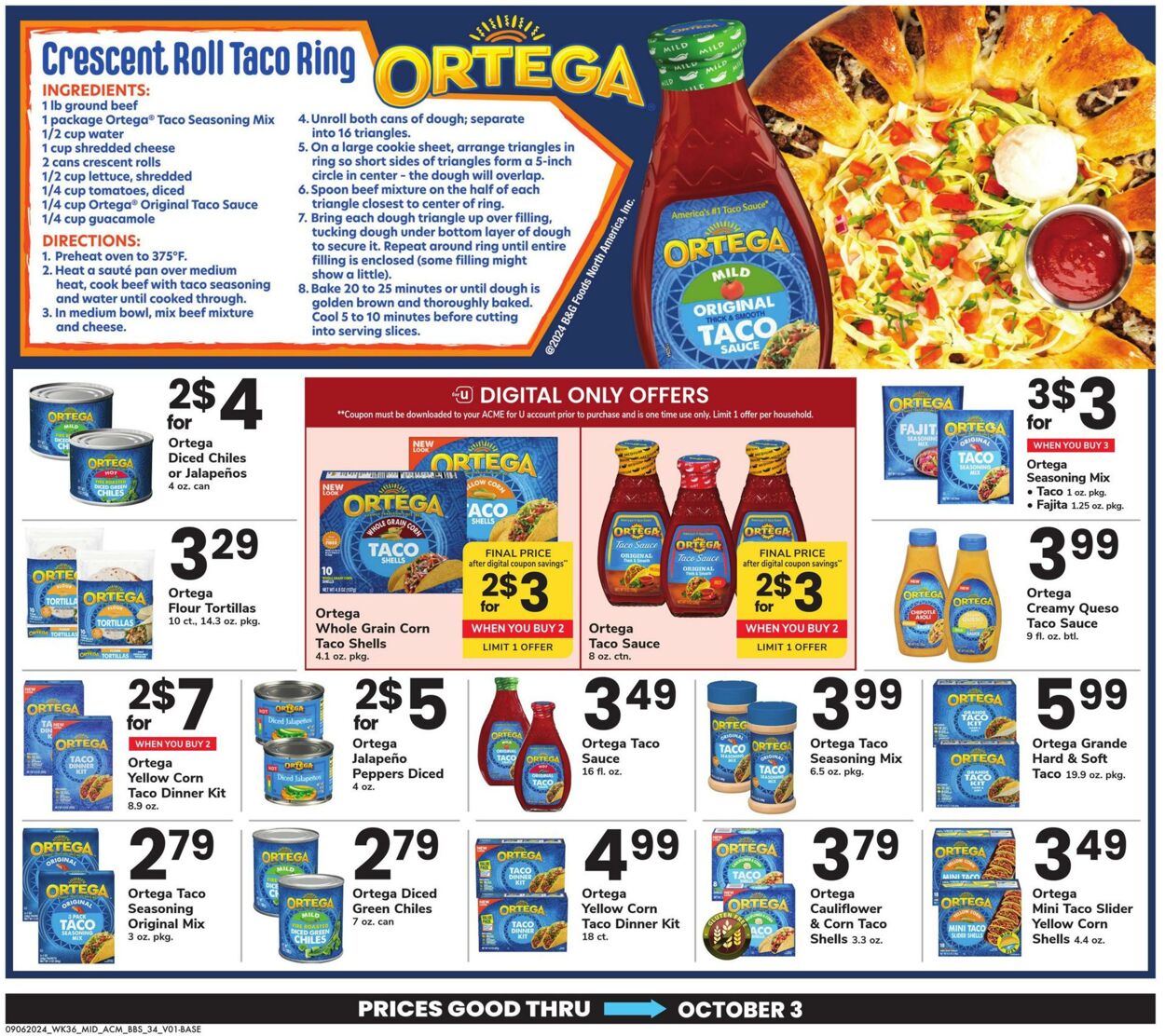 Weekly ad Acme 09/06/2024 - 10/03/2024