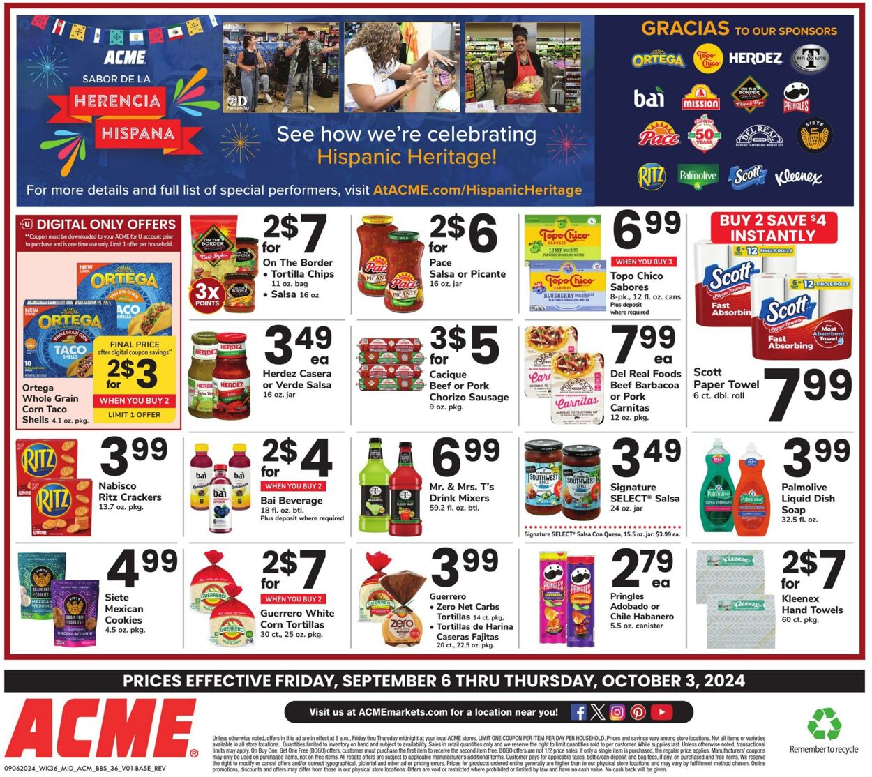 Weekly ad Acme 09/06/2024 - 10/03/2024