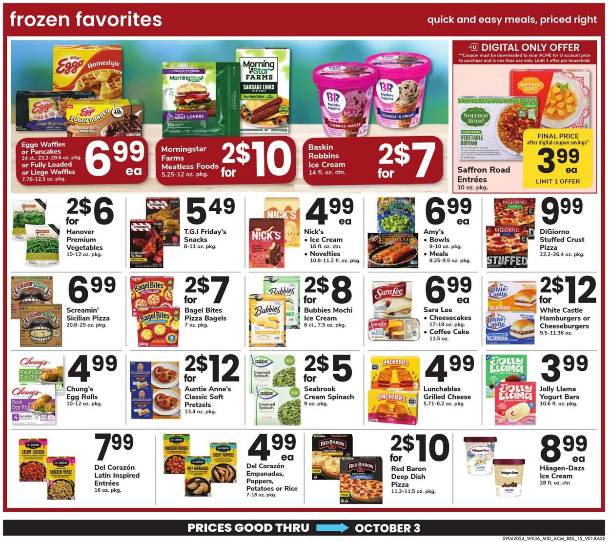 Weekly ad Acme 09/06/2024 - 10/03/2024