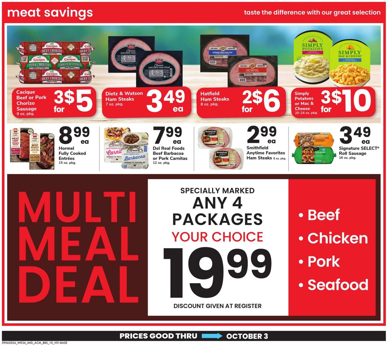 Weekly ad Acme 09/06/2024 - 10/03/2024