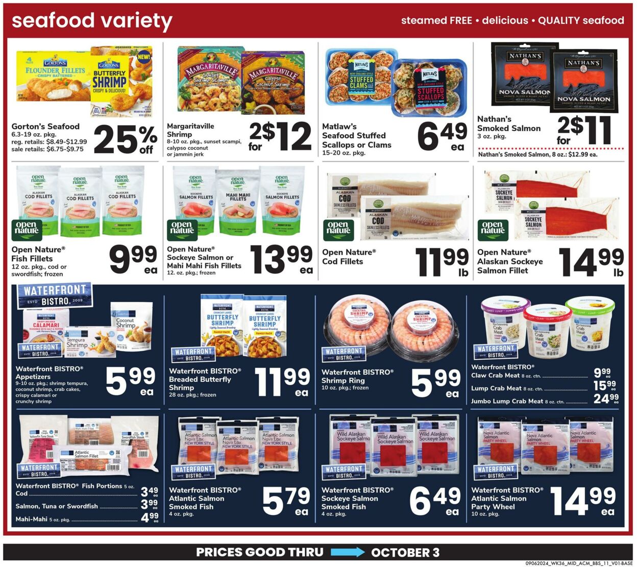 Weekly ad Acme 09/06/2024 - 10/03/2024