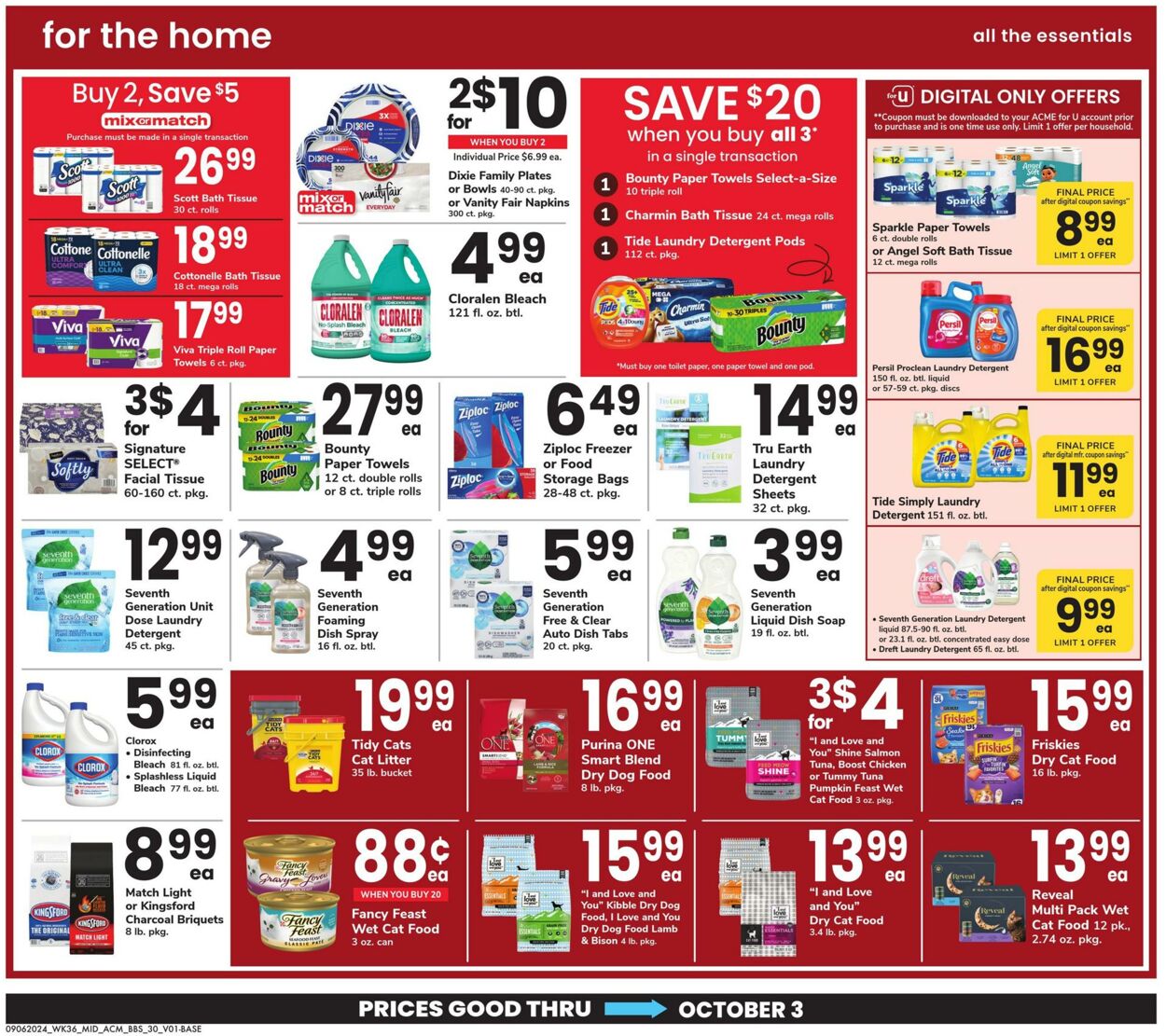 Weekly ad Acme 09/06/2024 - 10/03/2024