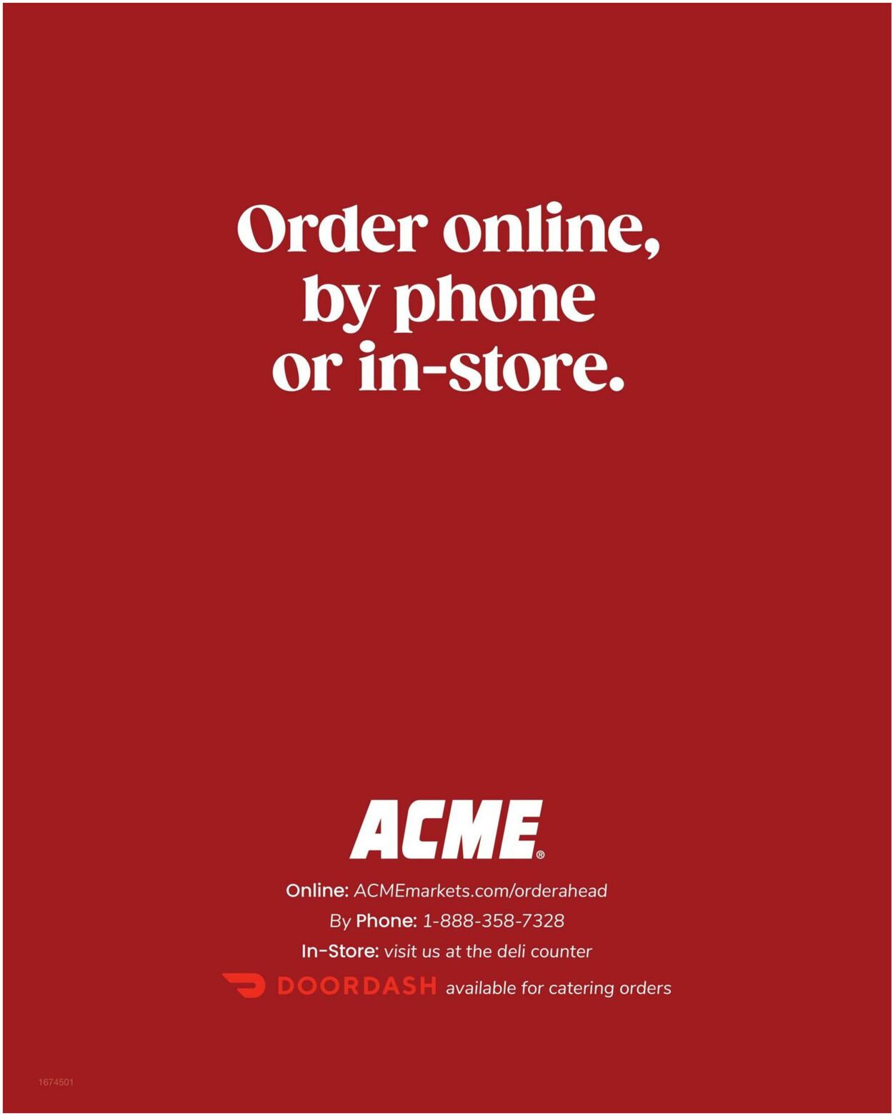 Weekly ad Acme 10/03/2025 - 12/31/2025