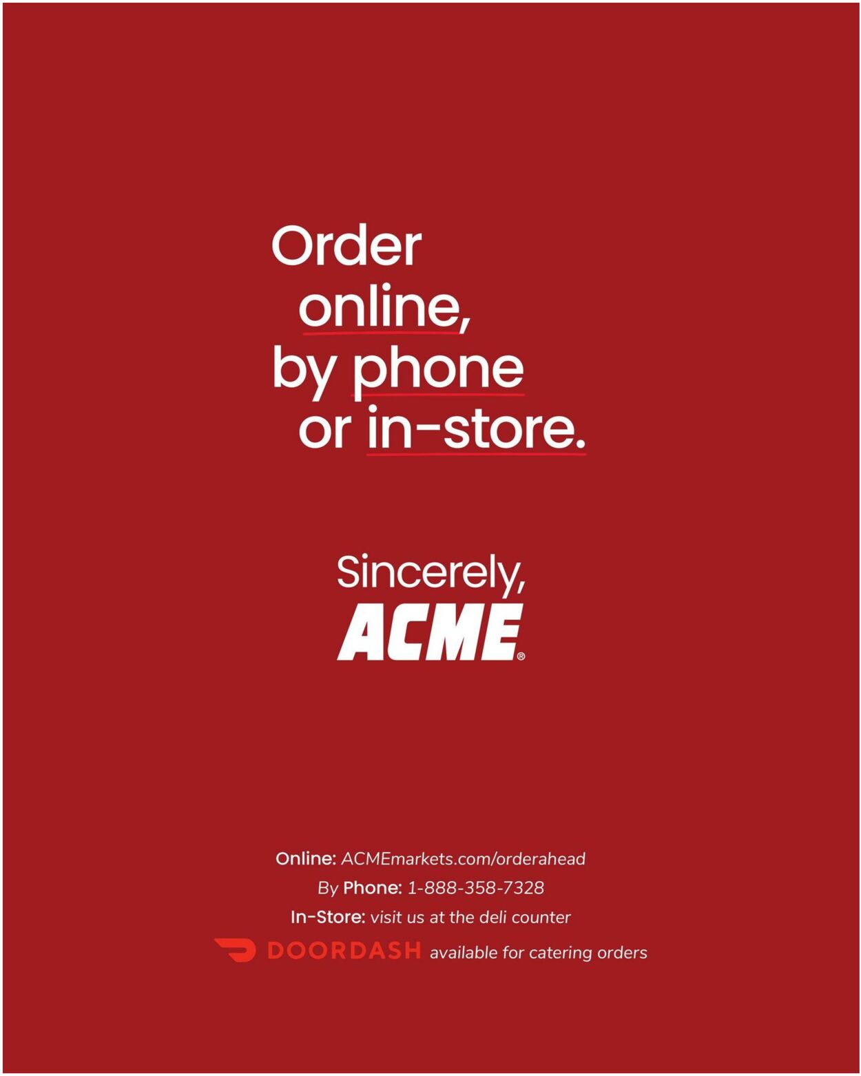 Weekly ad Acme 04/18/2025 - 12/31/2025