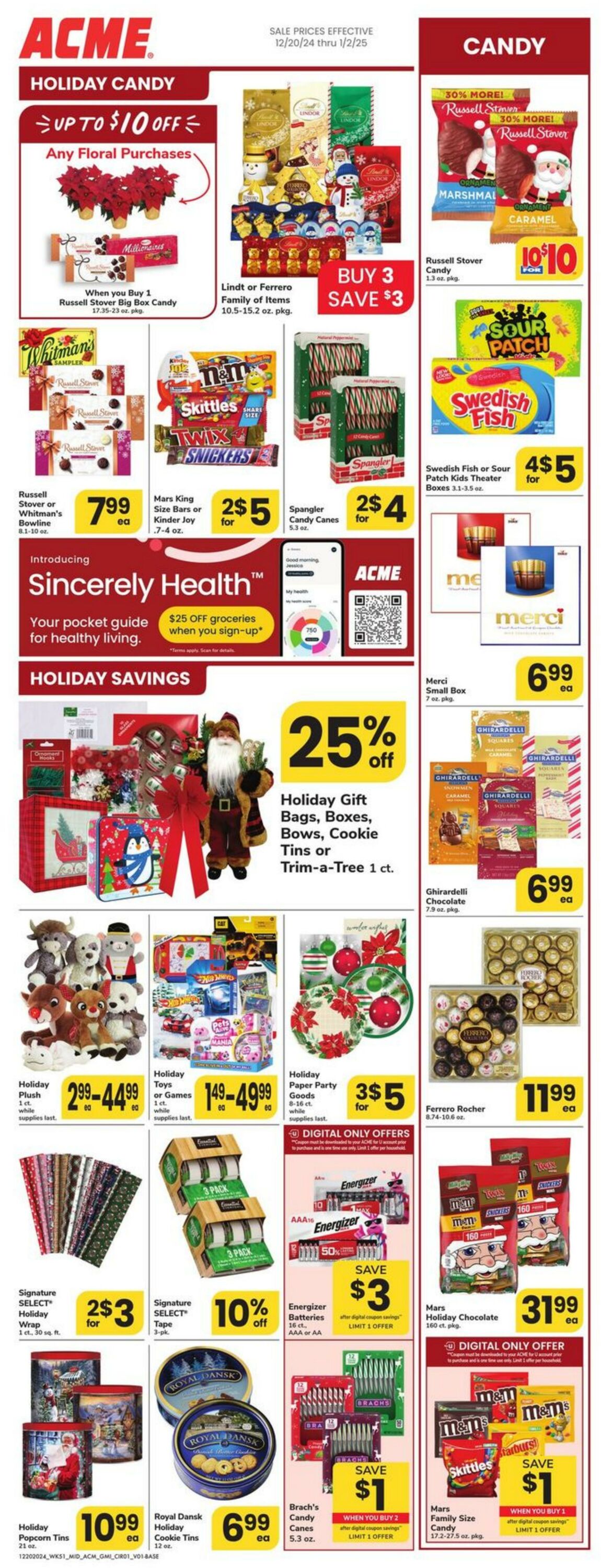 Weekly ad Acme 12/20/2024 - 01/02/2025