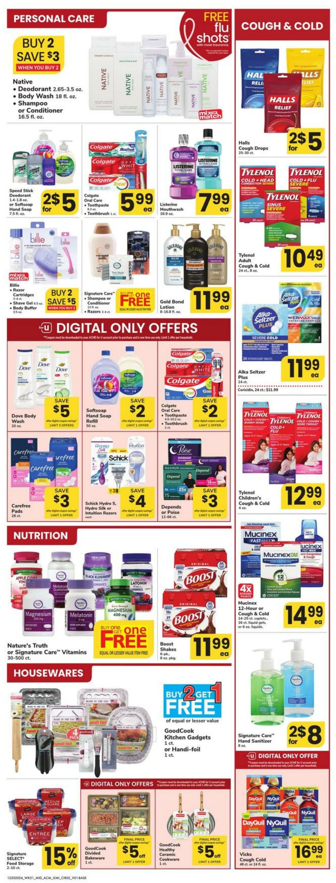 Weekly ad Acme 12/20/2024 - 01/02/2025