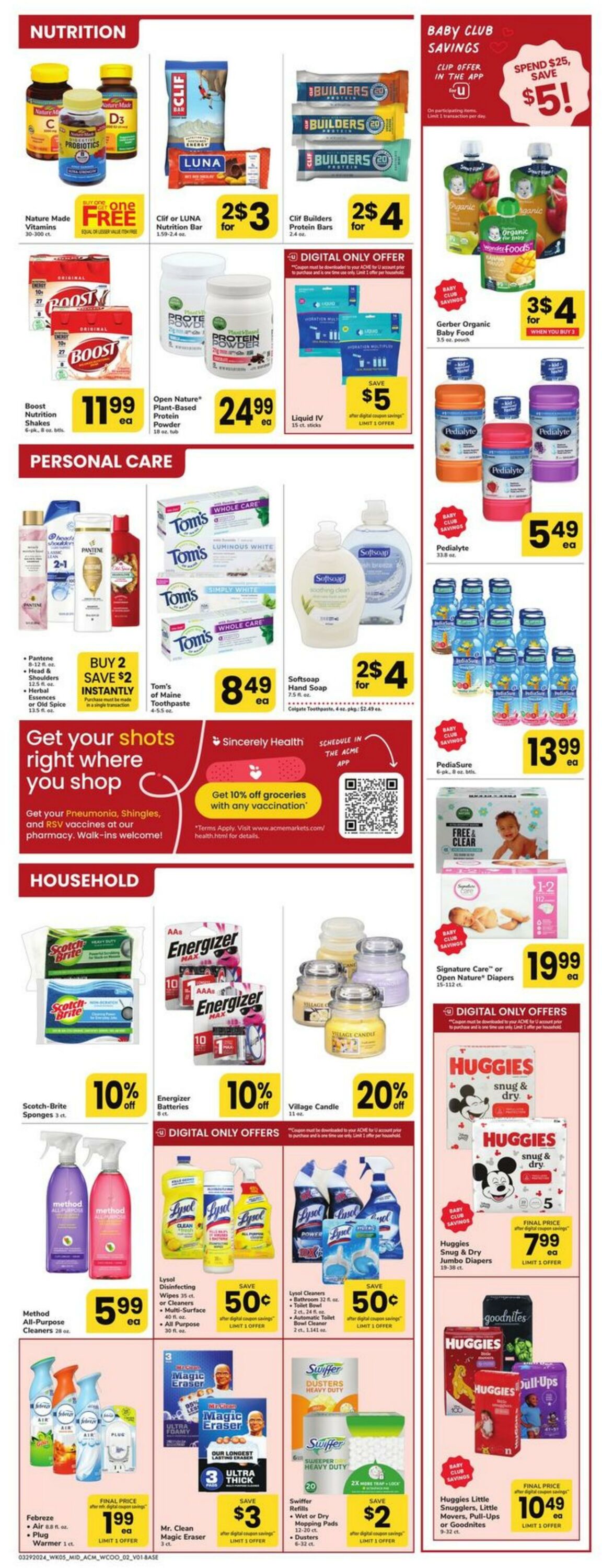 Weekly ad Acme 03/29/2024 - 04/11/2024