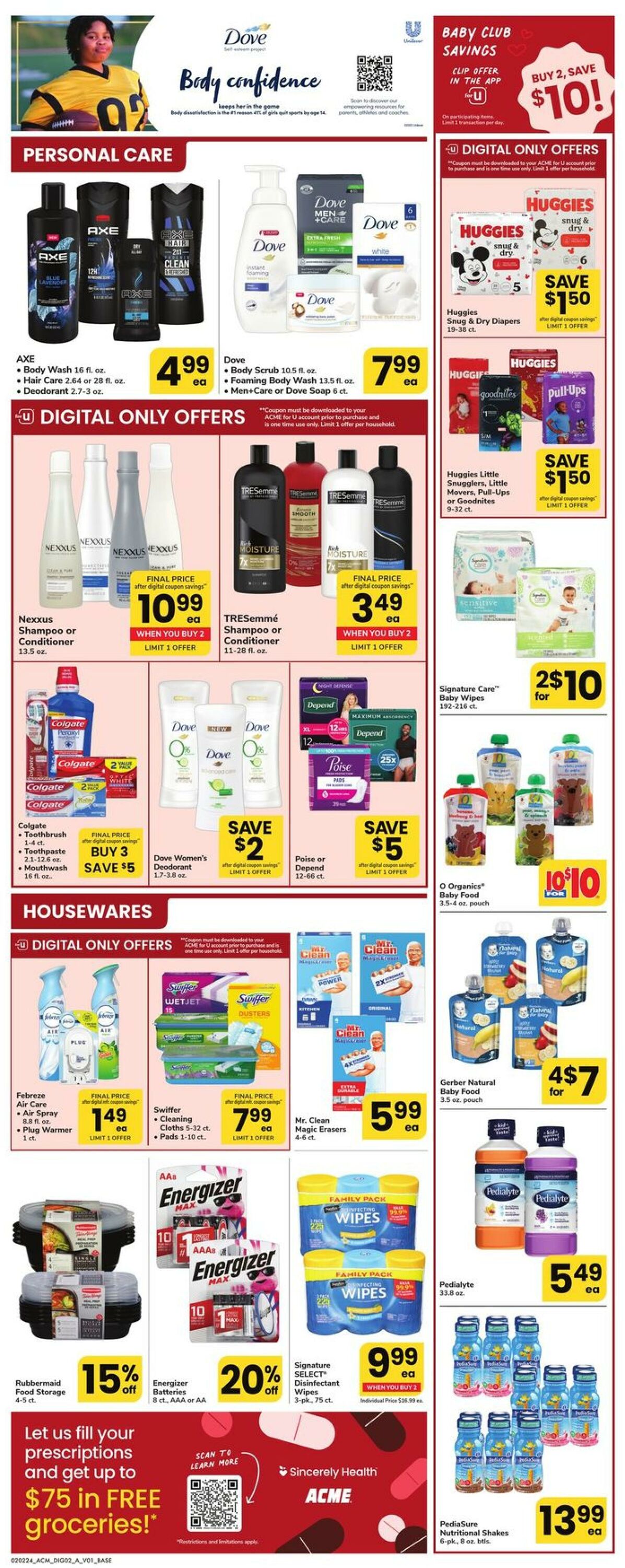 Weekly ad Acme 02/02/2024 - 02/08/2024