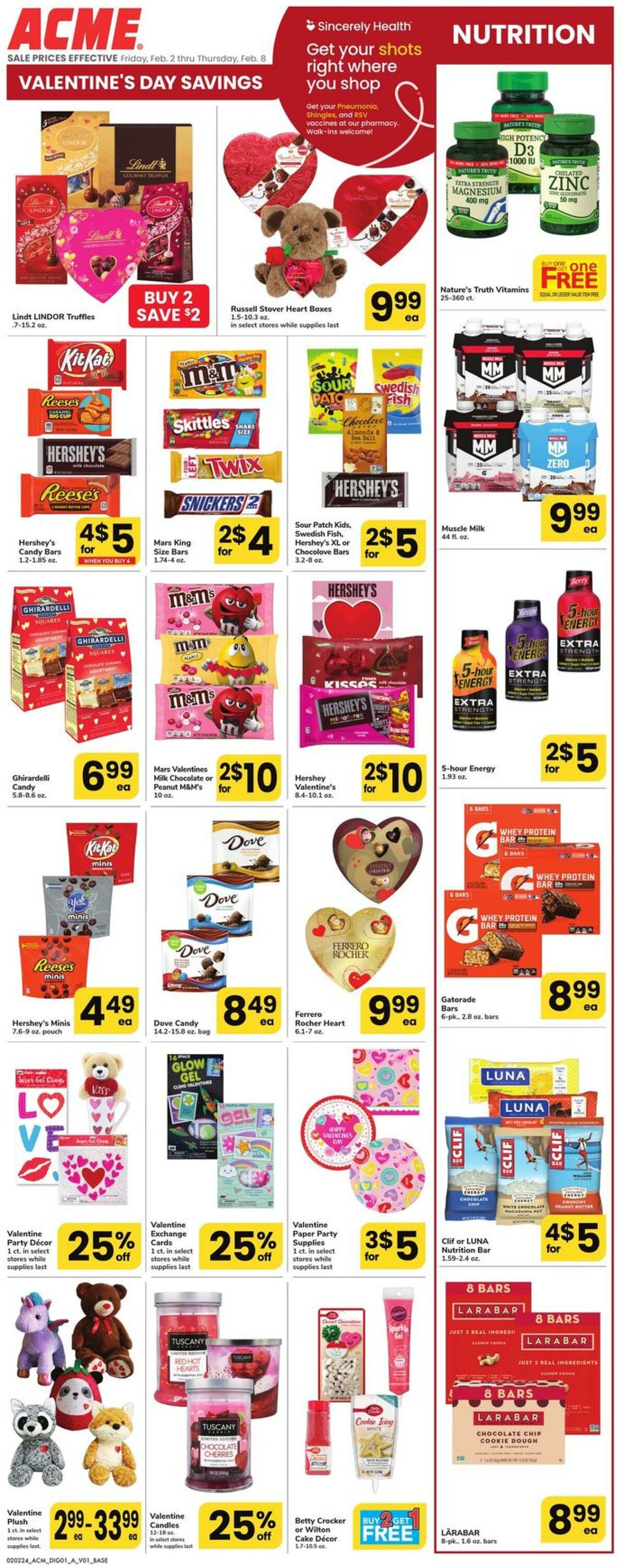 Weekly ad Acme 02/02/2024 - 02/08/2024