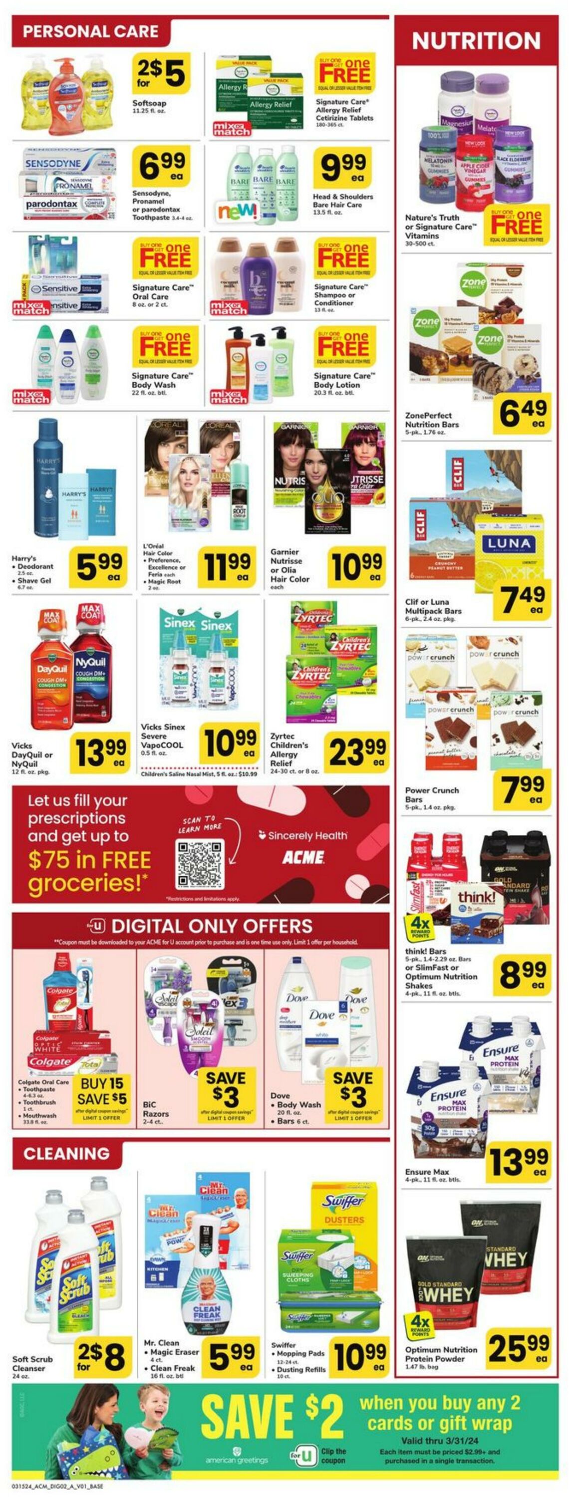 Weekly ad Acme 03/15/2024 - 03/28/2024