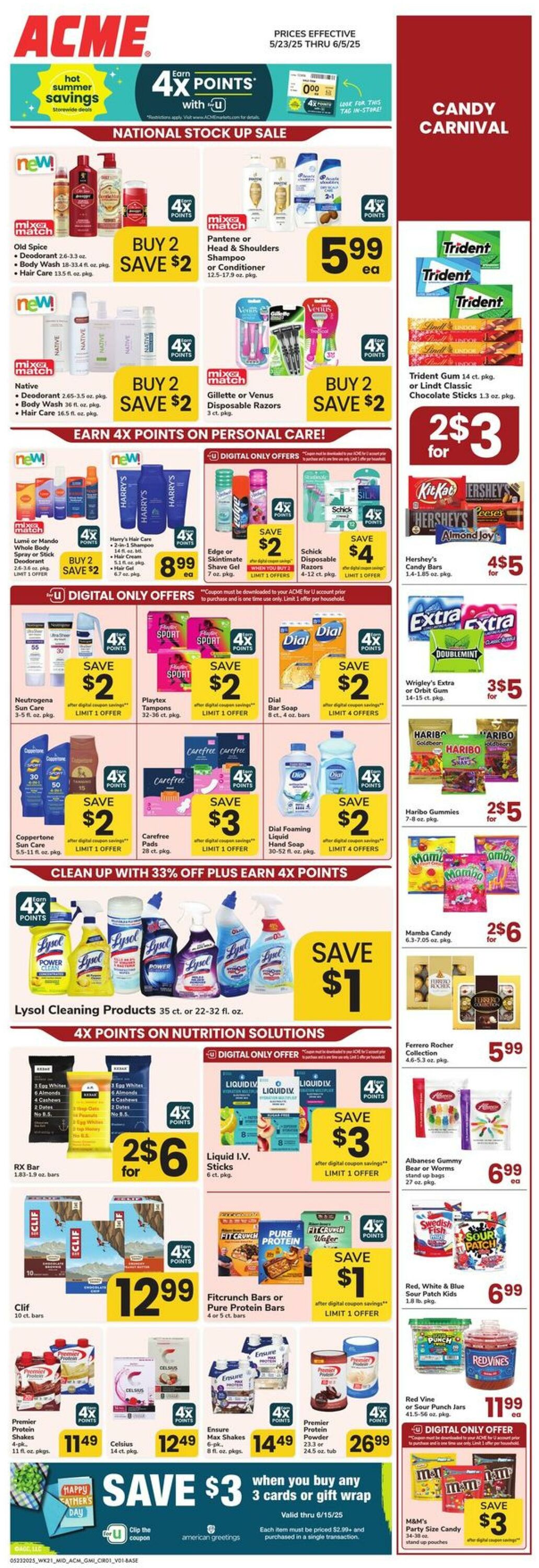Weekly ad Acme 05/23/2025 - 06/05/2025