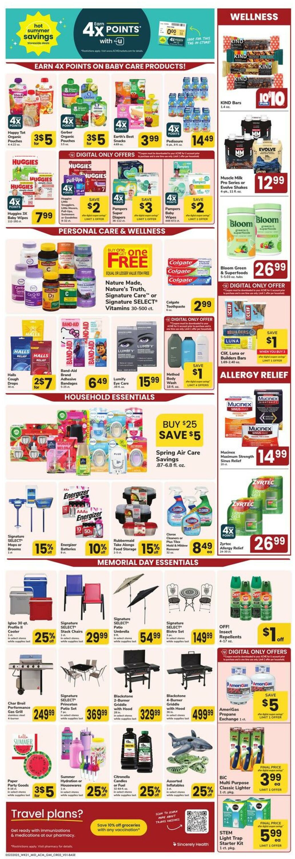 Weekly ad Acme 05/23/2025 - 06/05/2025