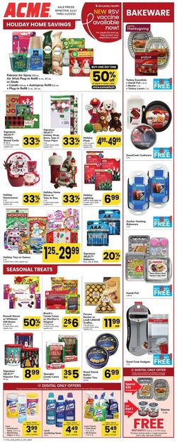 Weekly ad Acme 11/17/2023 - 11/23/2023