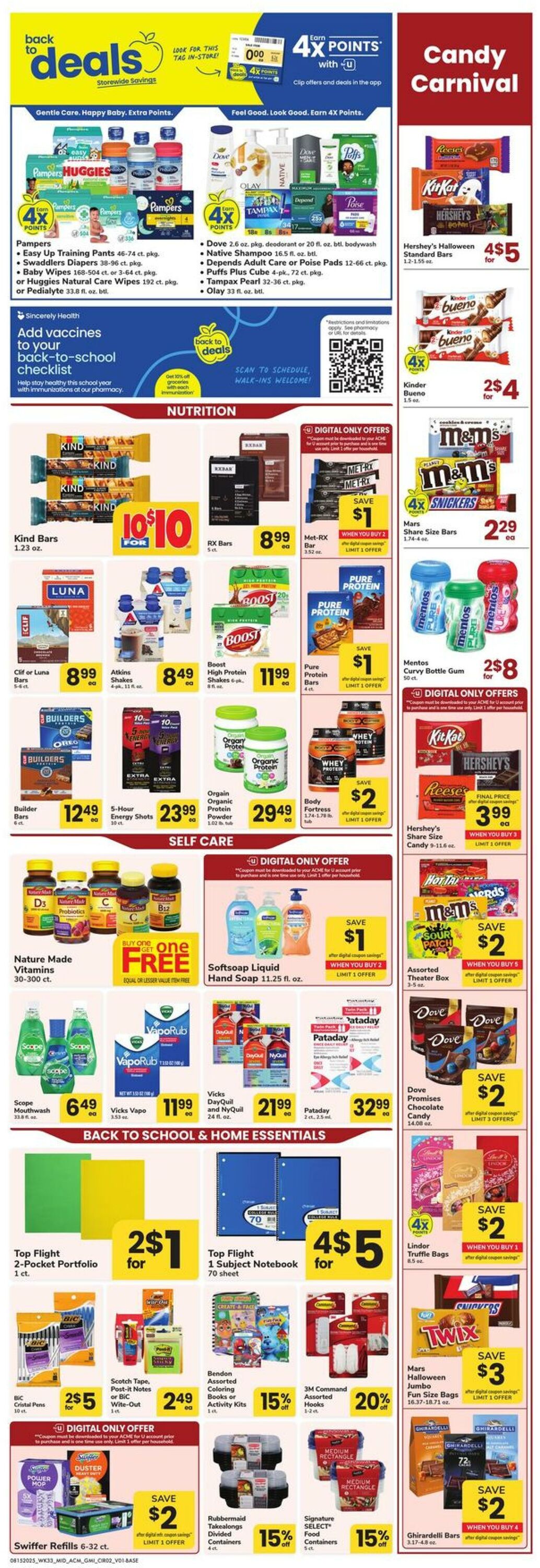 Weekly ad Acme 08/15/2025 - 08/28/2025
