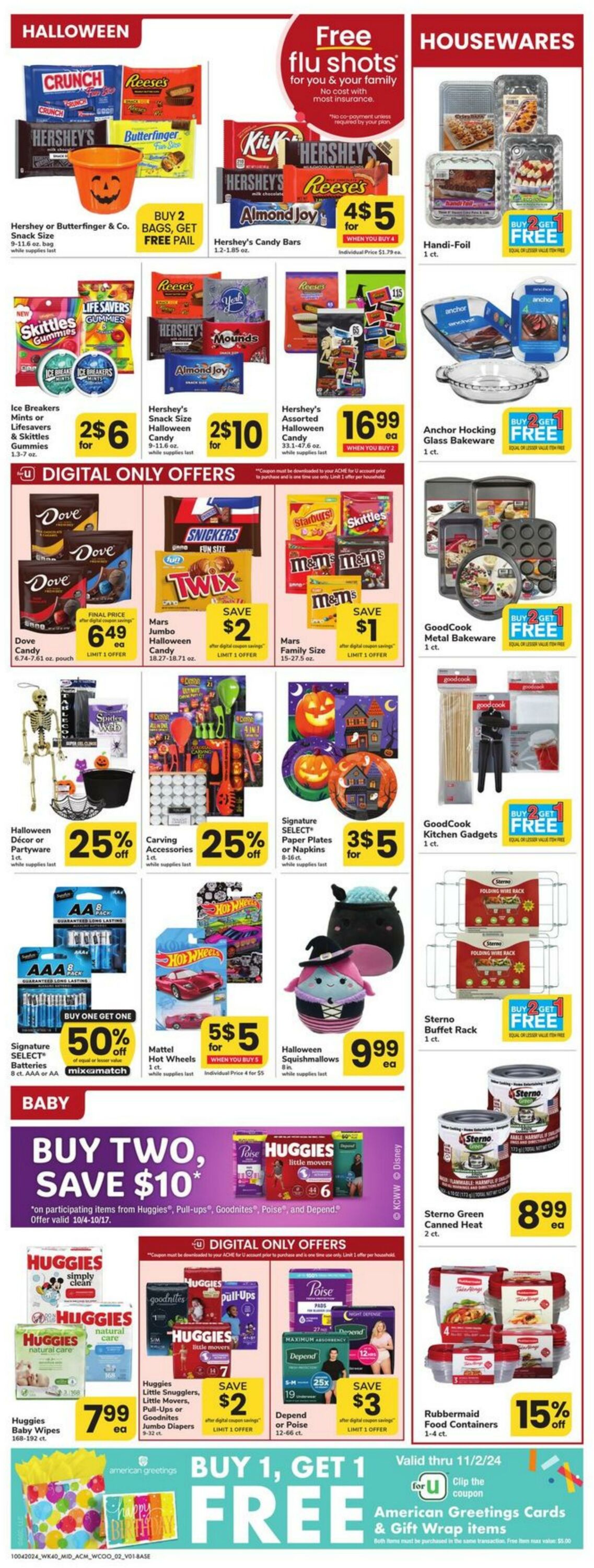 Weekly ad Acme 10/04/2024 - 10/17/2024