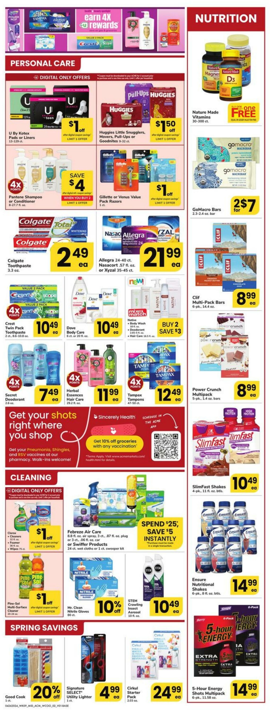 Weekly ad Acme 04/26/2024 - 05/16/2024