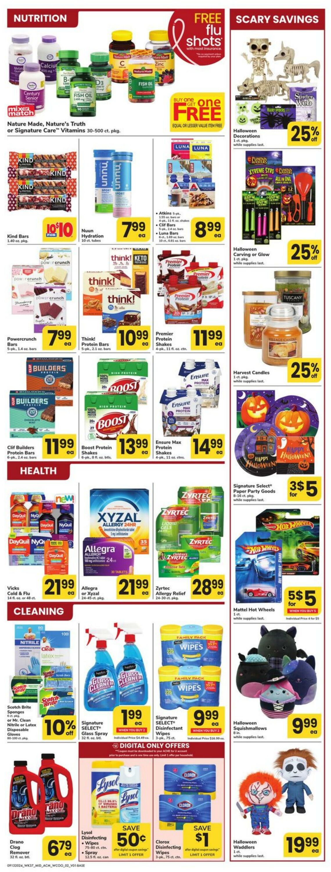 Weekly ad Acme 09/13/2024 - 10/03/2024