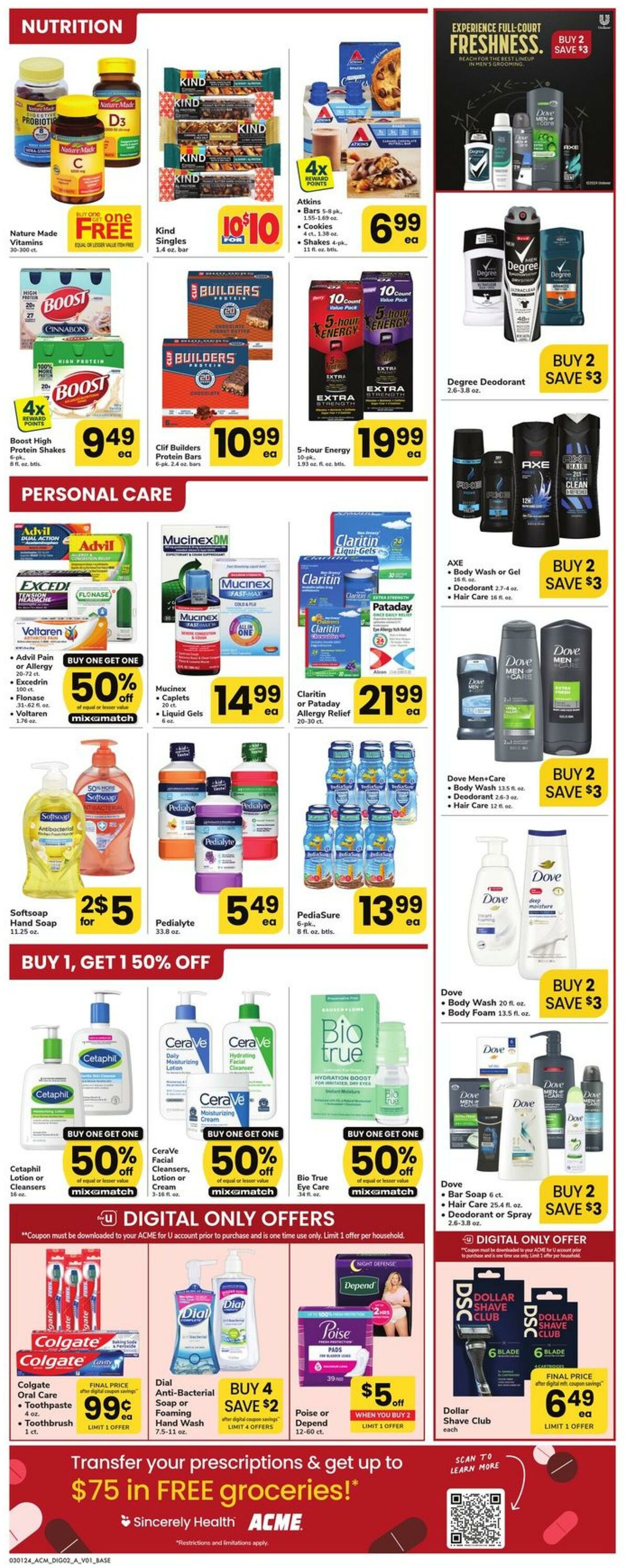 Weekly ad Acme 03/01/2024 - 03/14/2024