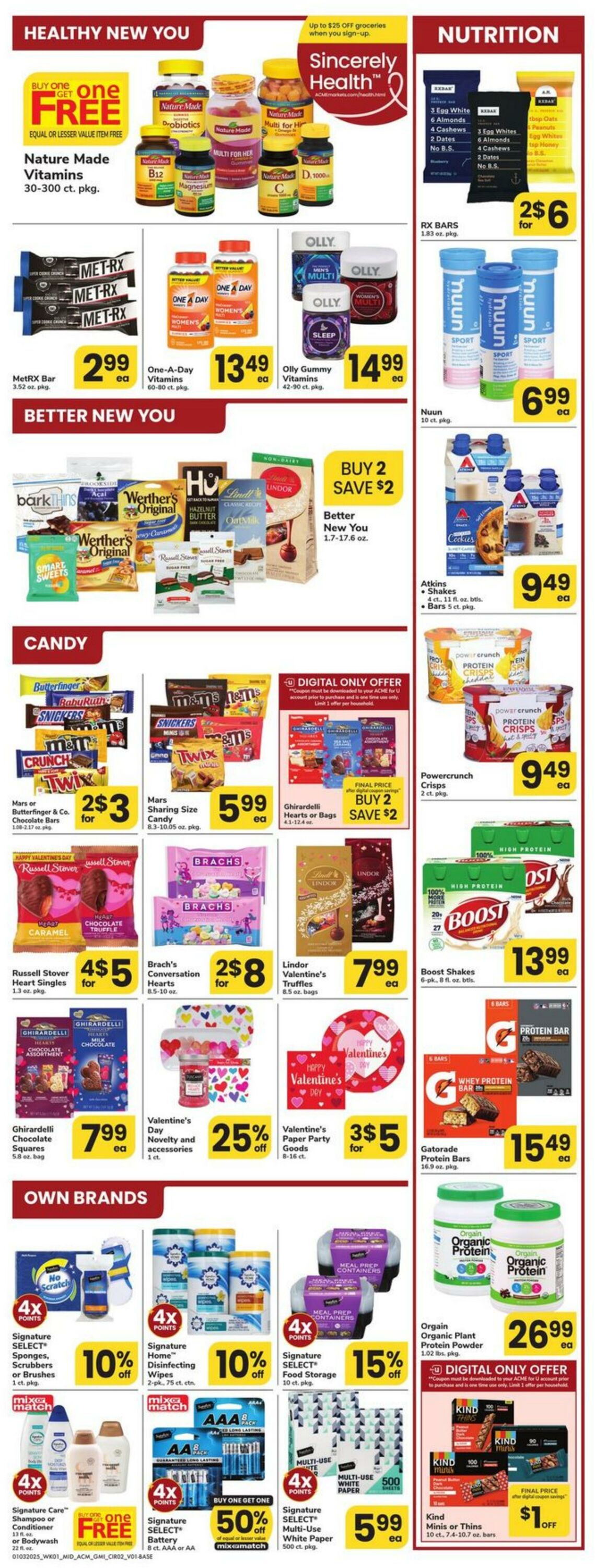 Weekly ad Acme 01/03/2025 - 01/16/2025