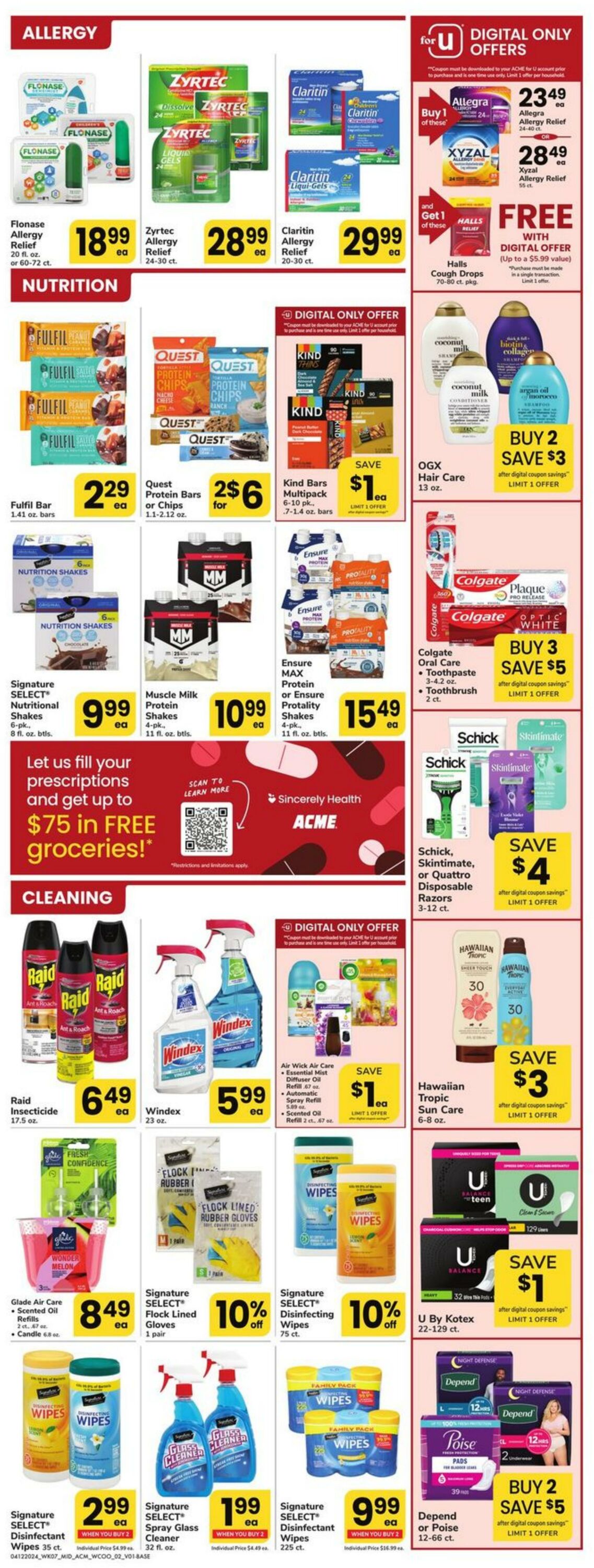 Weekly ad Acme 04/12/2024 - 04/25/2024