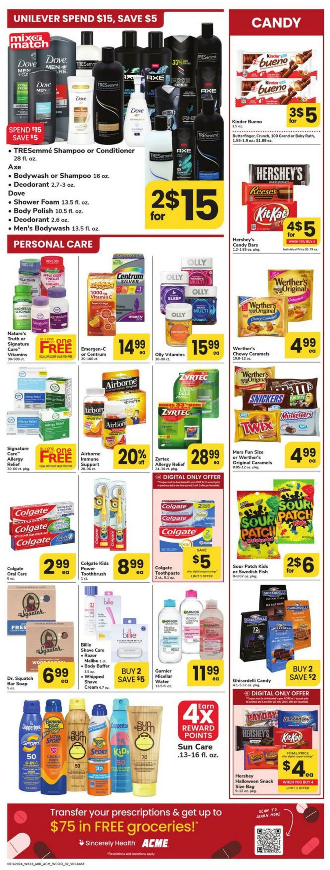 Weekly ad Acme 08/16/2024 - 08/29/2024