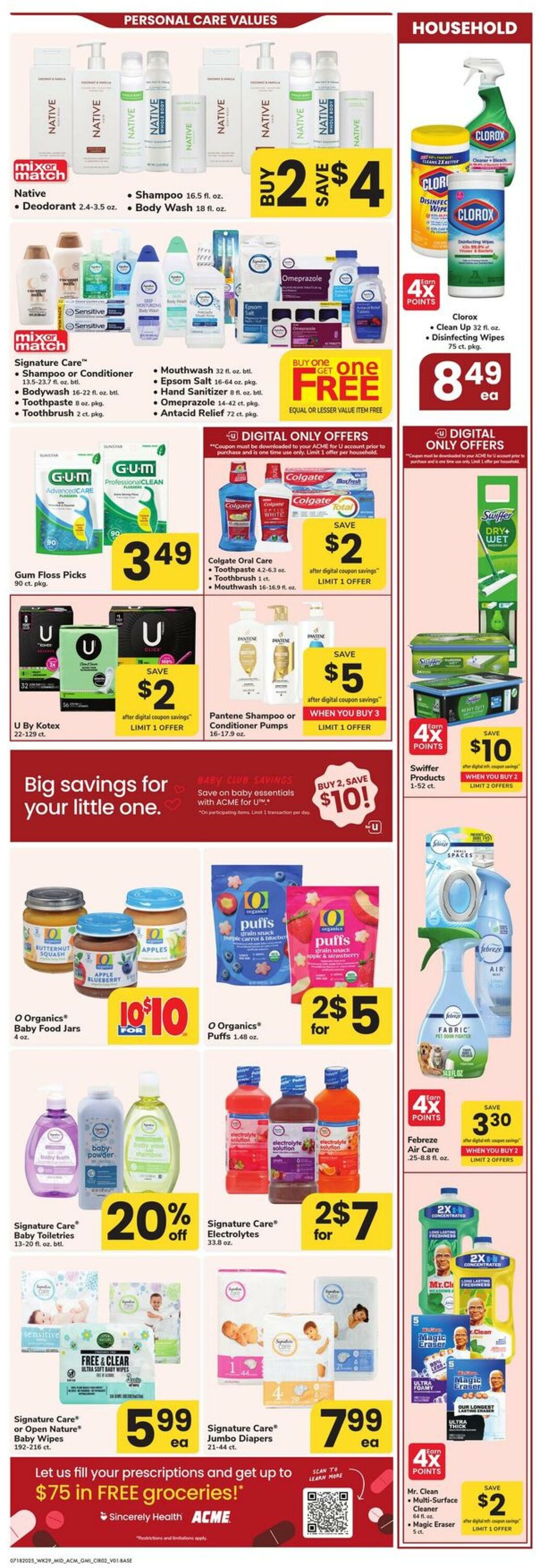 Weekly ad Acme 07/18/2025 - 07/31/2025