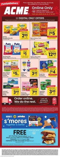 Weekly ad Acme 07/18/2025 - 07/24/2025