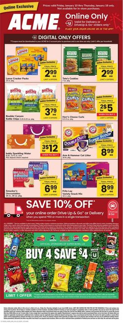 Weekly ad Acme 01/10/2025 - 01/16/2025