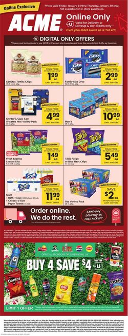 Weekly ad Acme 01/24/2025 - 01/30/2025