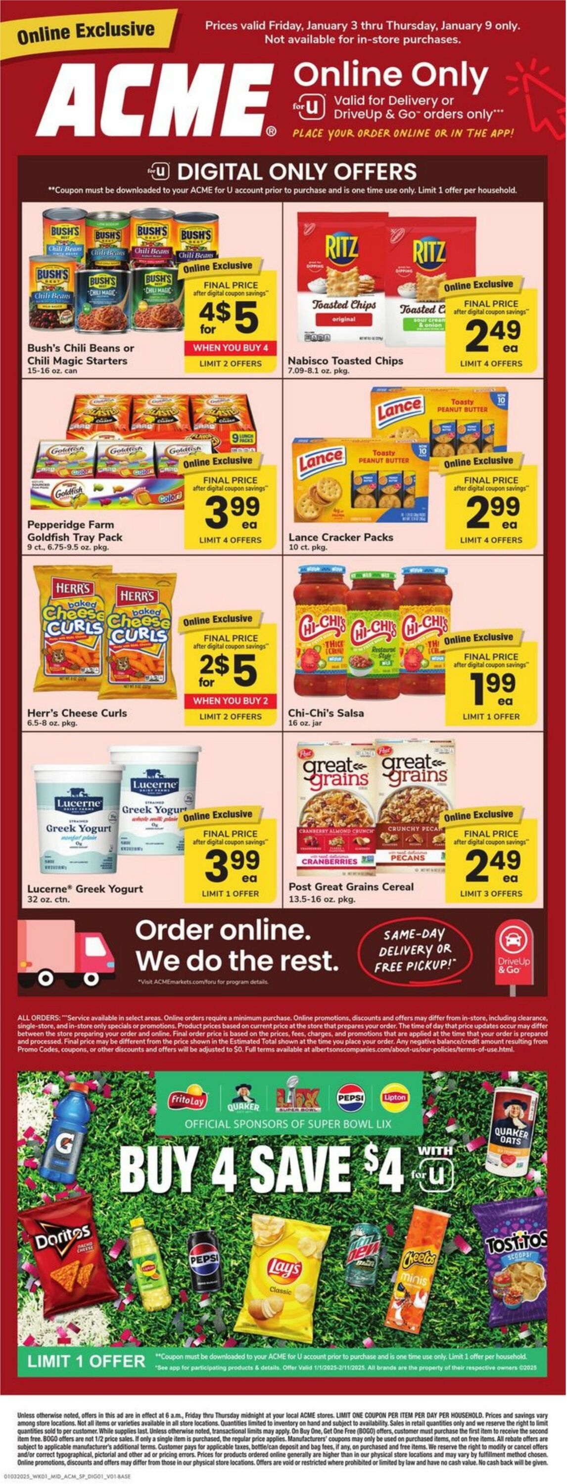 Weekly ad Acme 01/03/2025 - 01/09/2025