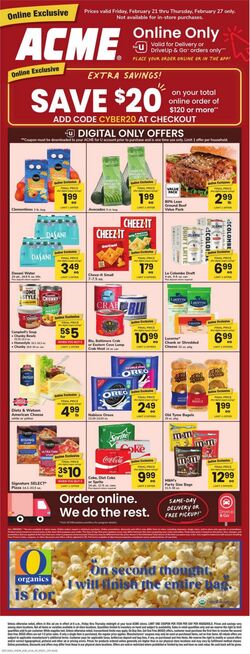 Weekly ad Acme 01/01/2024 - 12/31/2024