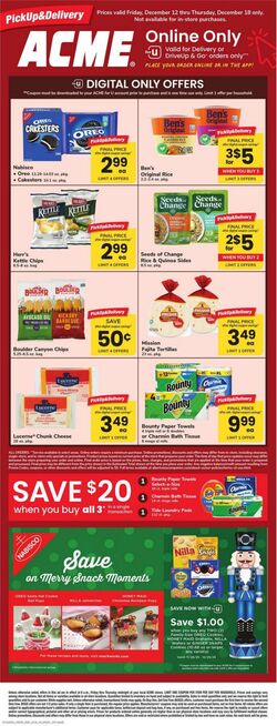 Weekly ad Acme 12/19/2025 - 01/01/2026