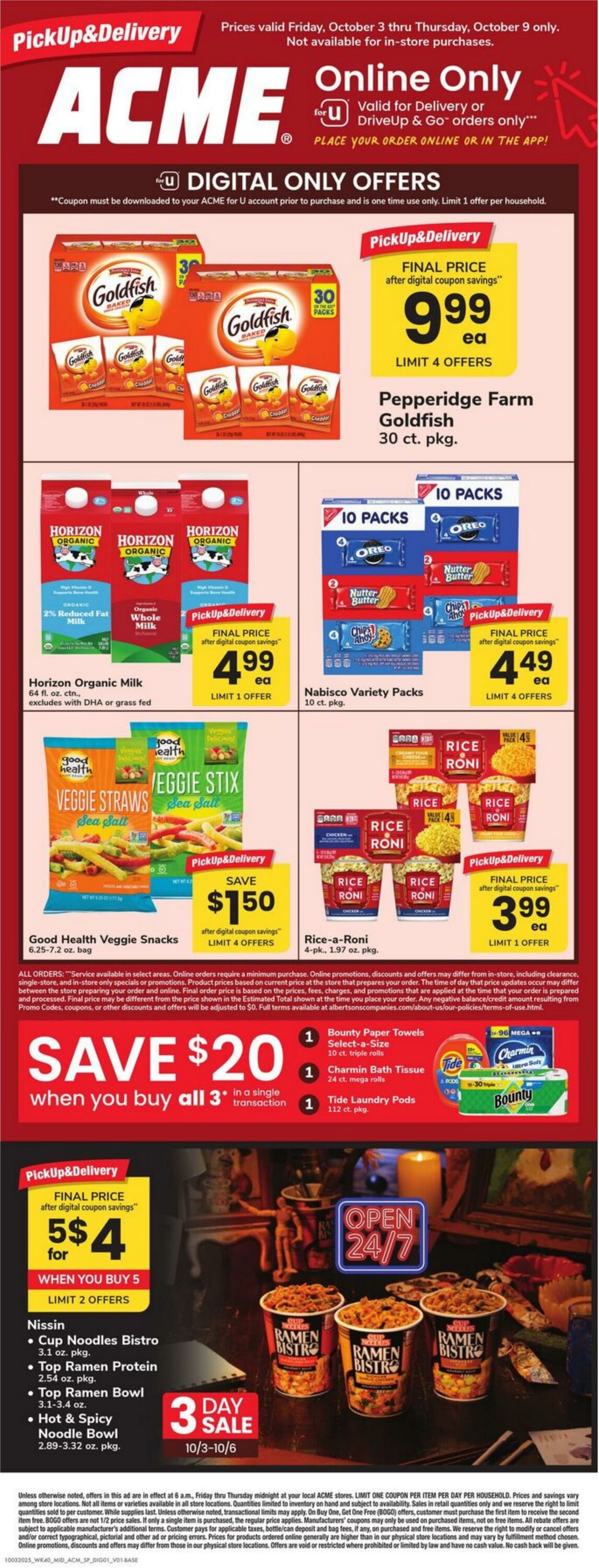 Weekly ad Acme 10/03/2025 - 10/09/2025