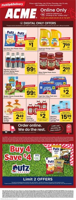 Weekly ad Acme 07/25/2025 - 07/31/2025