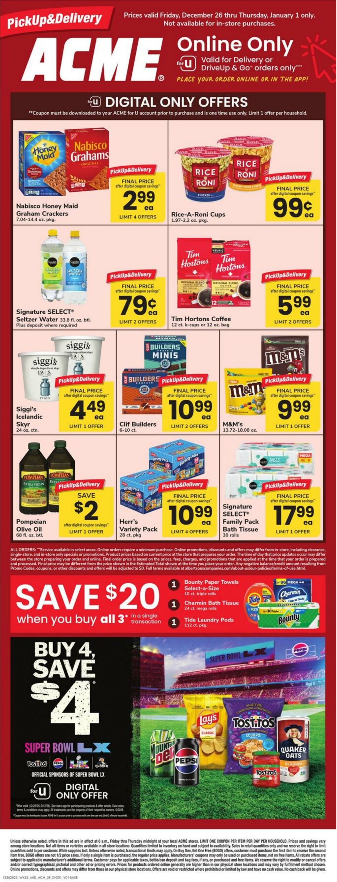 Weekly ad Acme 12/26/2025 - 01/01/2026