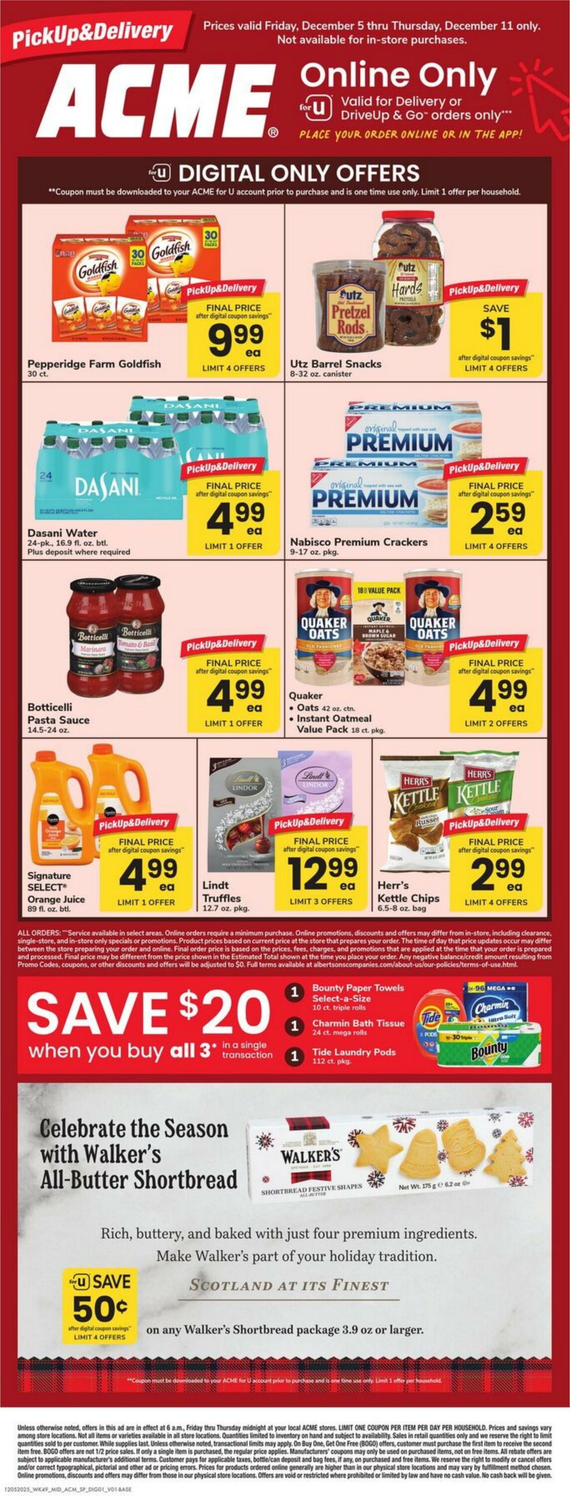 Weekly ad Acme 12/05/2025 - 12/11/2025