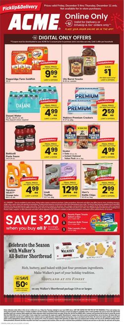 Weekly ad Acme 12/19/2025 - 01/01/2026