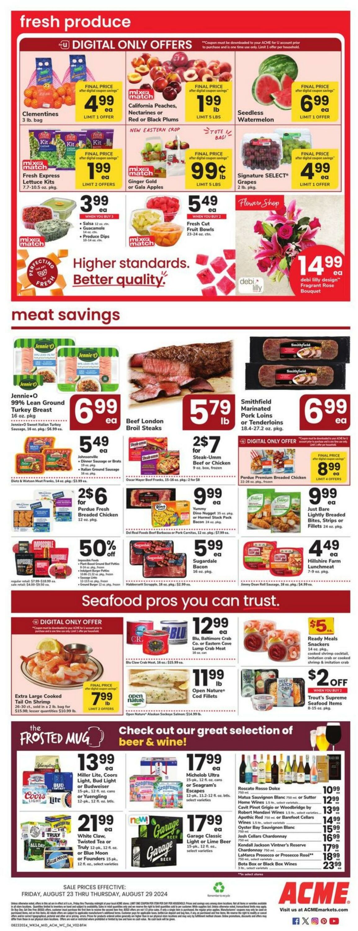 Weekly ad Acme 08/23/2024 - 08/29/2024