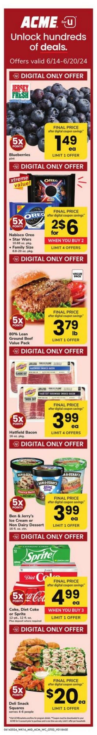 Weekly ad Acme 06/14/2024 - 06/20/2024
