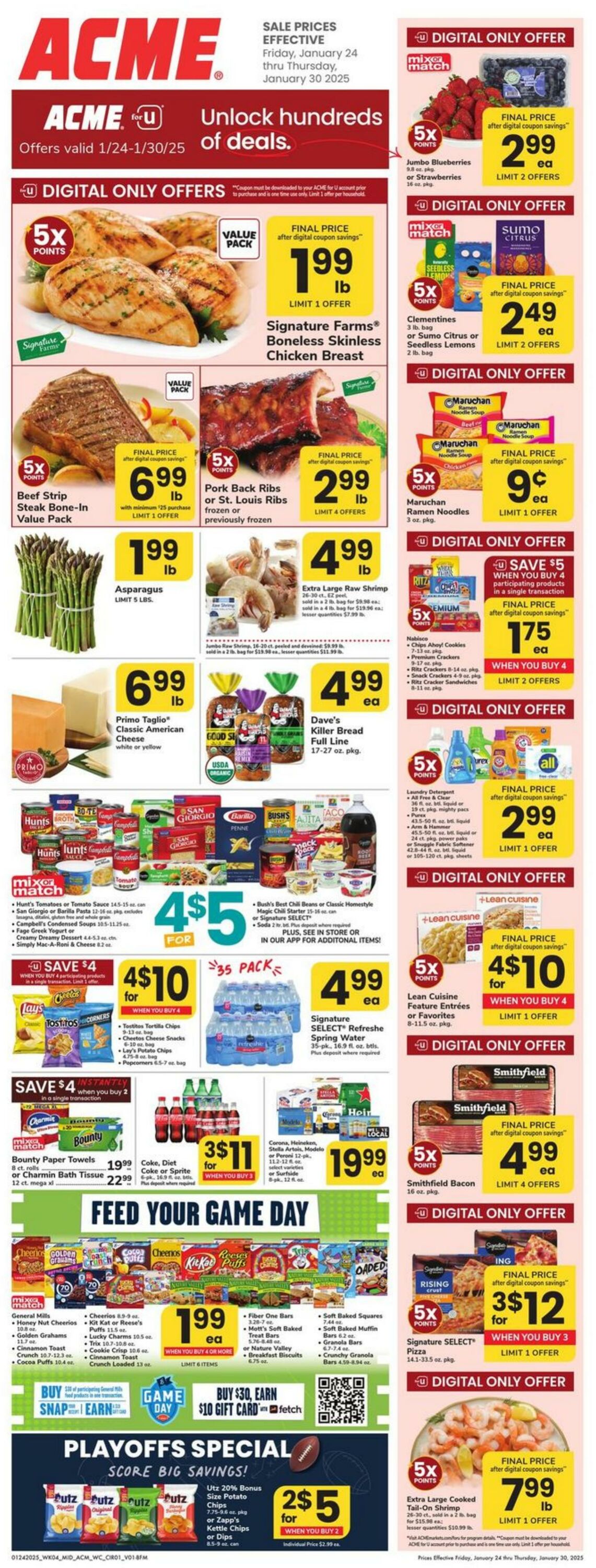 Weekly ad Acme 01/24/2025 - 01/30/2025