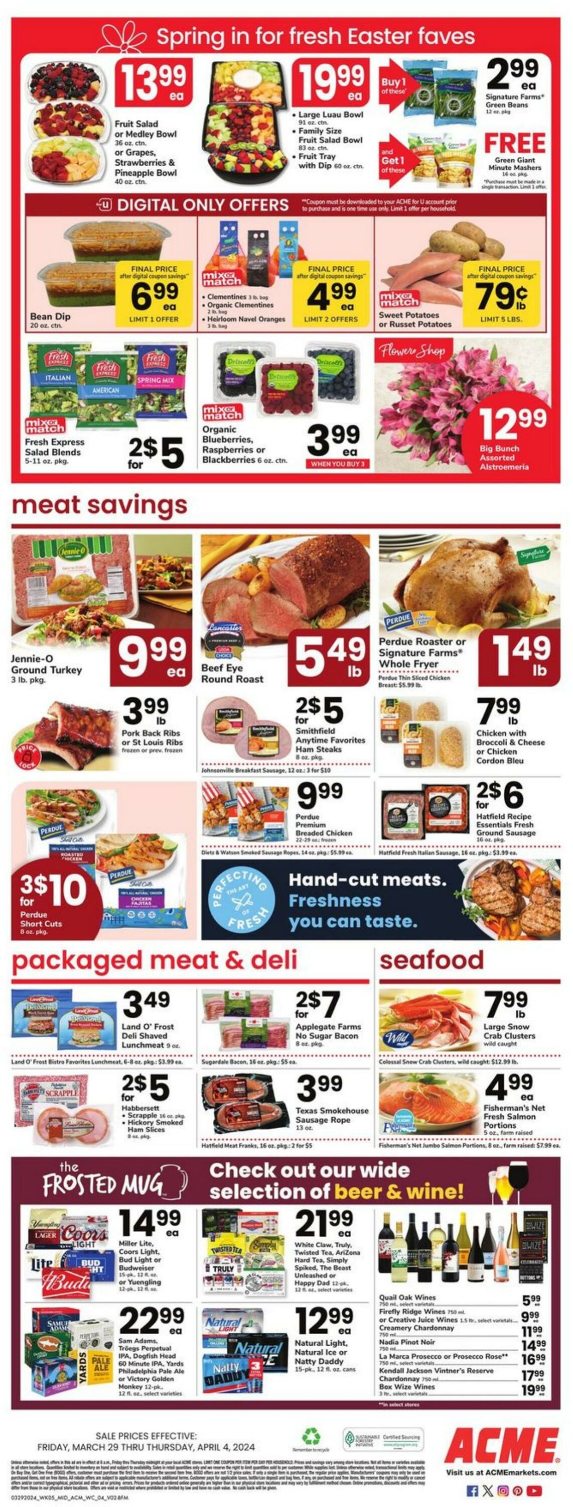 Weekly ad Acme 03/29/2024 - 03/31/2024