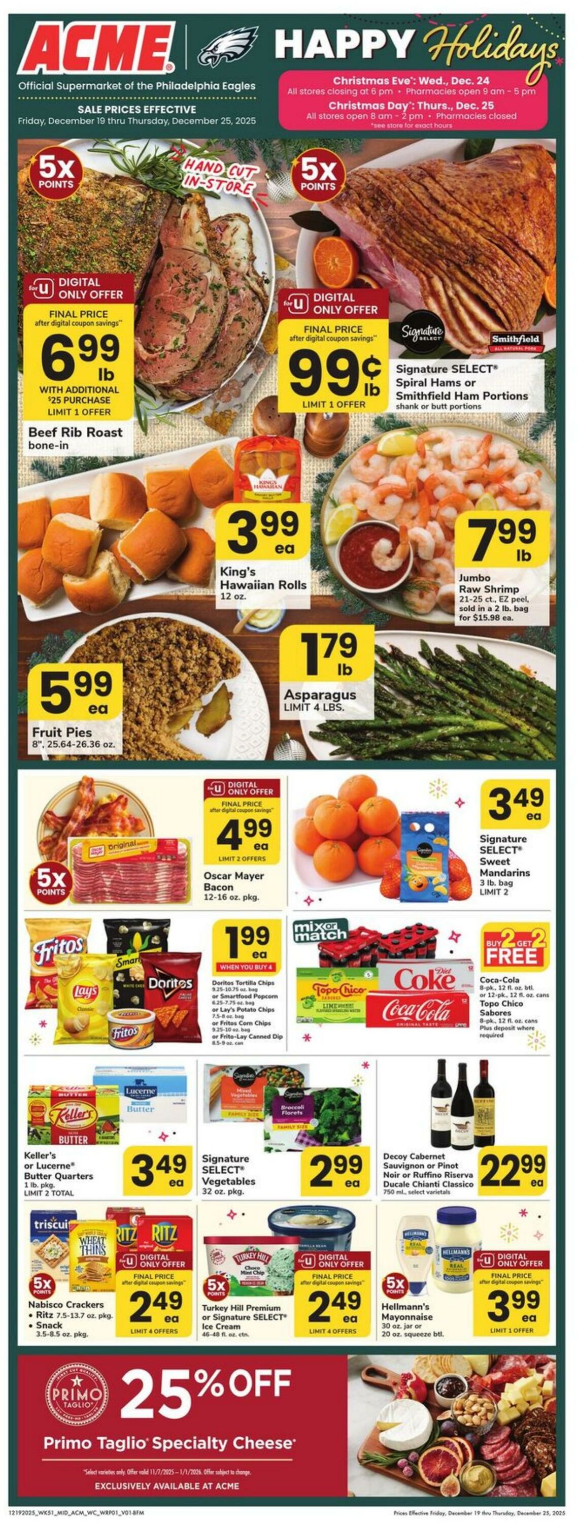 Weekly ad Acme 12/19/2025 - 12/25/2025